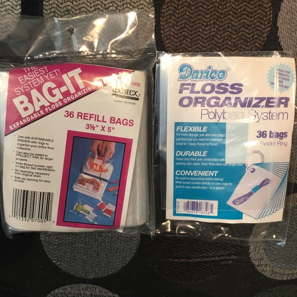 Embroidery floss & two ring binder 28 envelopes of floss - Picture 6 of 6